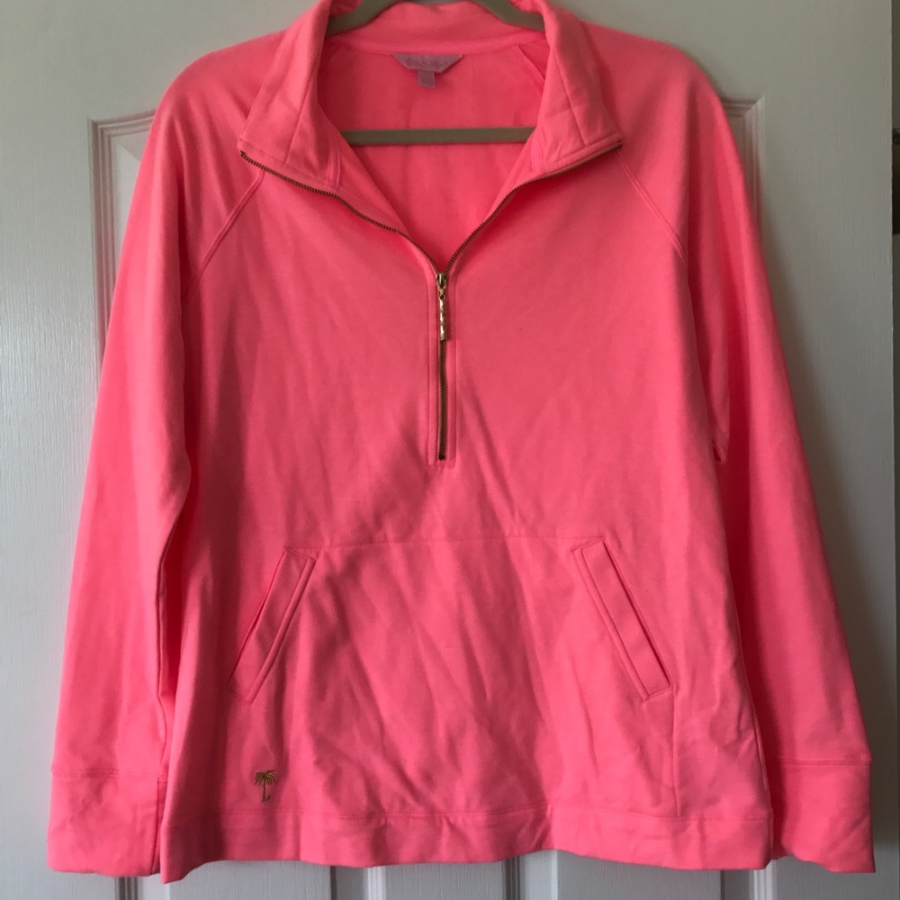 Lilly Pulitzer quarter zip pullover: Size M
